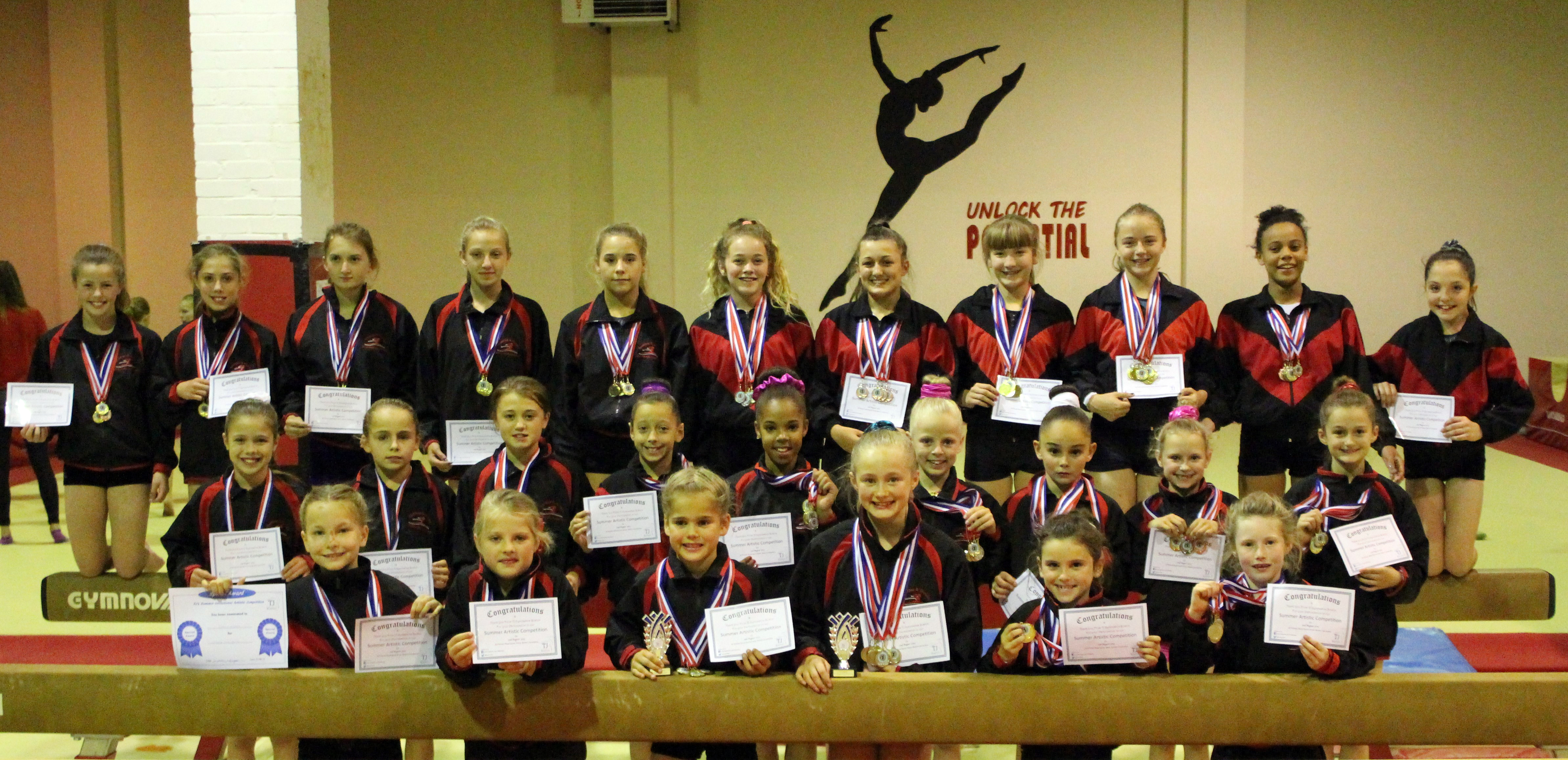 Spalding Gymnastics Academy girls star at maiden TJ meeting The Voice