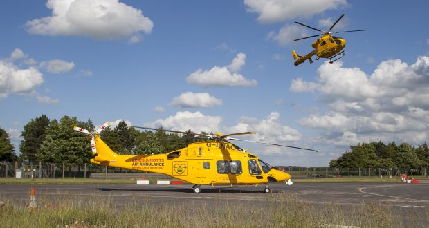 Stunning New State of the art Lincs Notts Air Ambulance Now In Use 