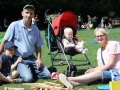 Grandparents Neil and Di Sawyer took Riley (4) and Nancy Ellis (1) for games in Carter's Park. Activate! Holbeach