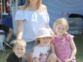 Leyton Scales (4), Layla Markahm (6) and Tulisa Scales (6) with Tracey Wilson. Activate! Holbeach