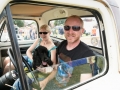 Andrew Smith, Ruth Marston-Smith. Phoebe the dog. Ford F100 1970 Truck