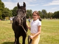 Imogen Portass-Bowen, 10 year old. Archie 2 year old horse