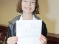 Budding volcanologist Ellen Martin got A grades in maths, physics and geography and is going to study geophysics in Leeds. Spalding Grammar School A Level results