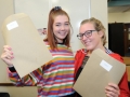 Hannah Carthy (left) is heading for a gap year while Annie Buchanan is going to study in Winchester to become a primary school teacher. Spalding High School A Level results