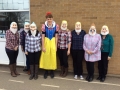 St Bartholomew’s Primary School, West Pinchbeck dressed up as Snow White and the Seven Dwarfs