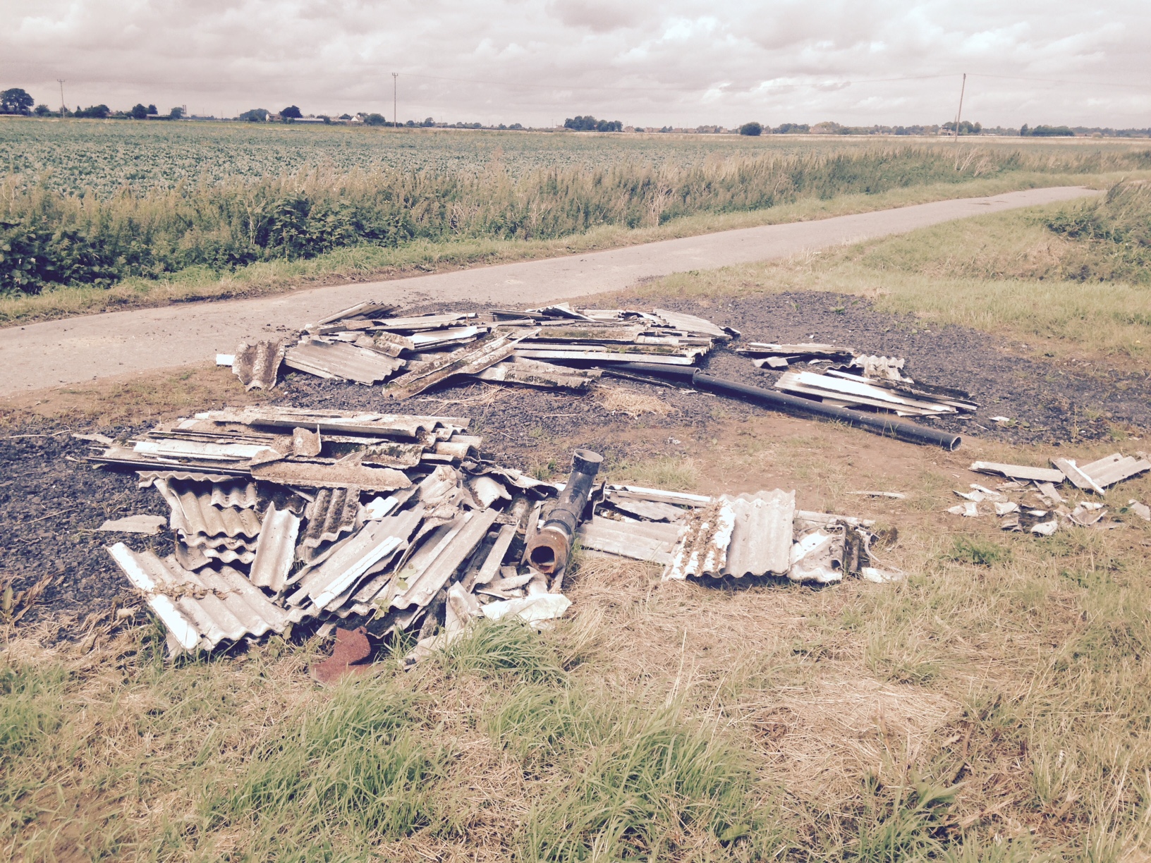 Asbestos dumped across South Holland The Voice