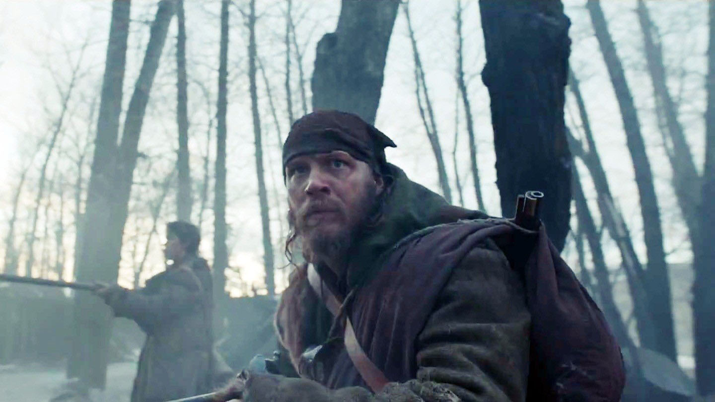 TOP TURN: Tom Hardy is once again excellent in The Revenant. 