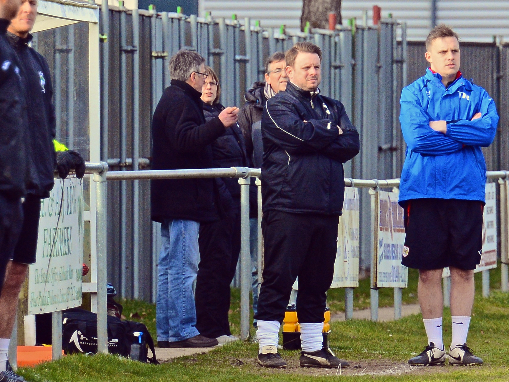 END GAME: Tom Roberts (right) replaced Darren Jarvis (left) as boss in December. Photo by STEVE RELF