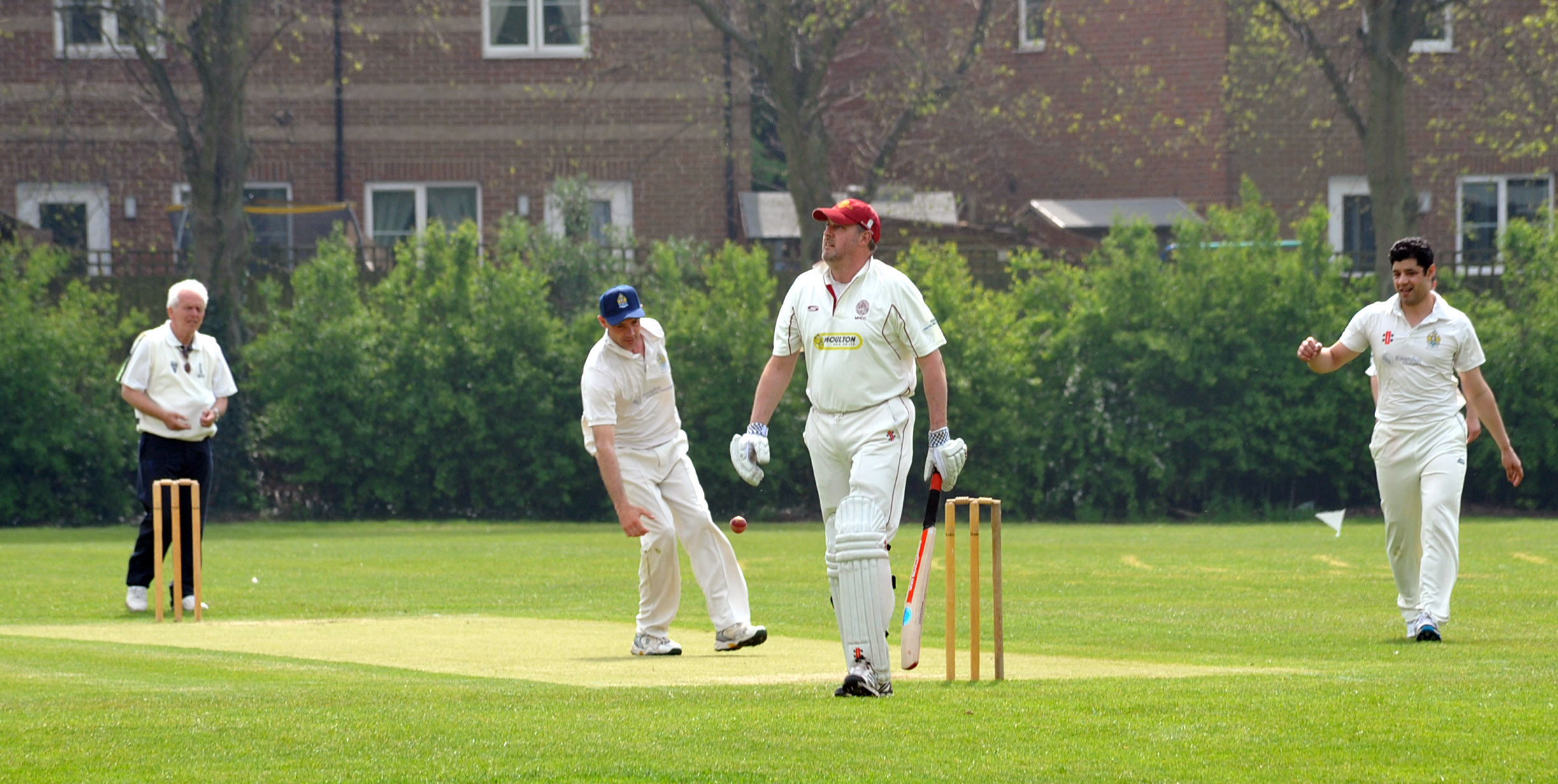 BLITZ: Spalding 2nd's Nohman Ahmad took three wickets against Moulton on Saturday. One of his victims was Karl Hibbert. Photos (by NIKKI CLUCAS): VNC070516-37