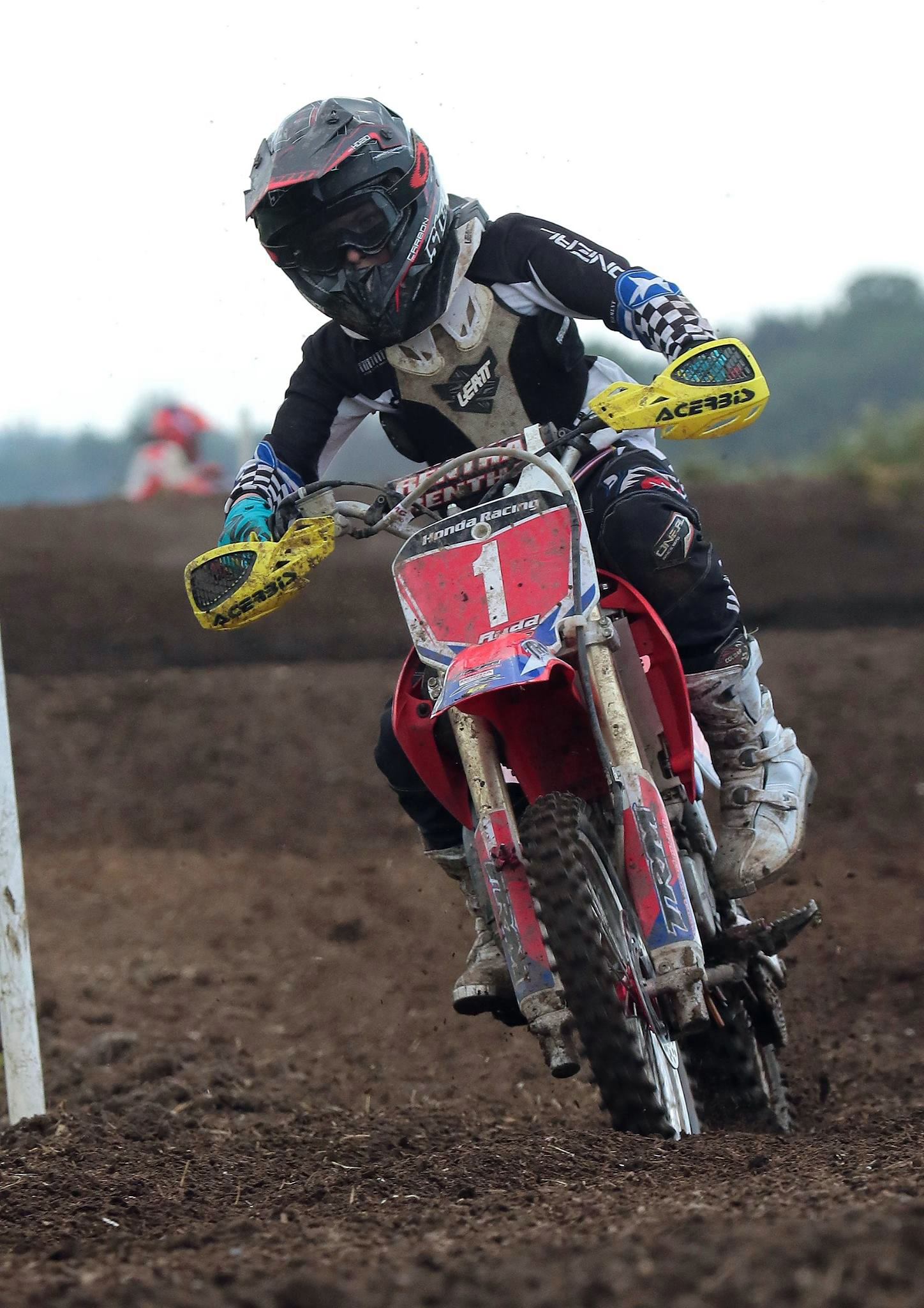 CALM BEFORE THE FALL: Kieran Rudd in action at Chatteris on Sunday. Photo by ANTHONY HYLTON