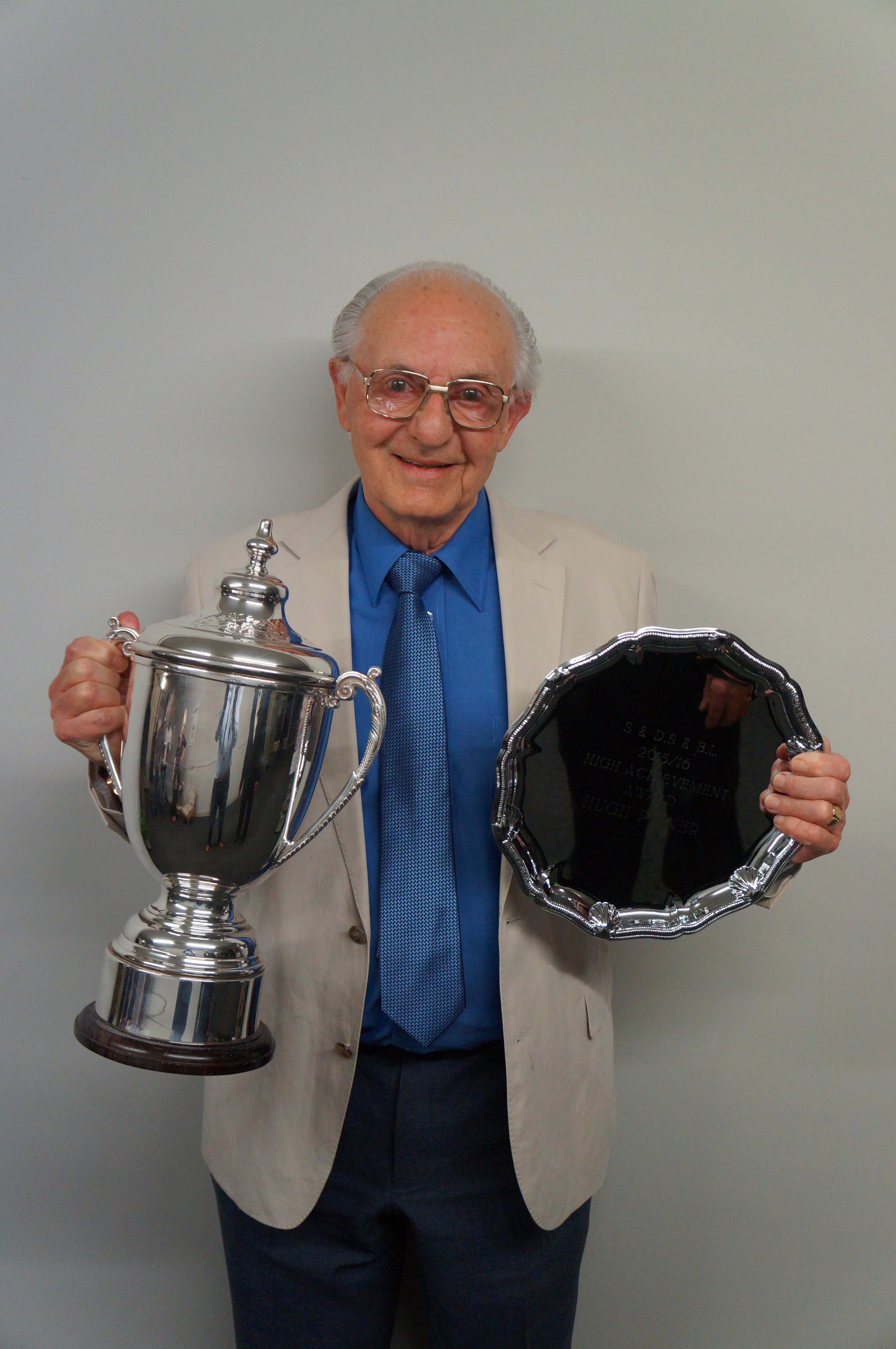 CUE ACE: Hugh Pinner was a deserved winner of the league’s Highest Achievement Award.
