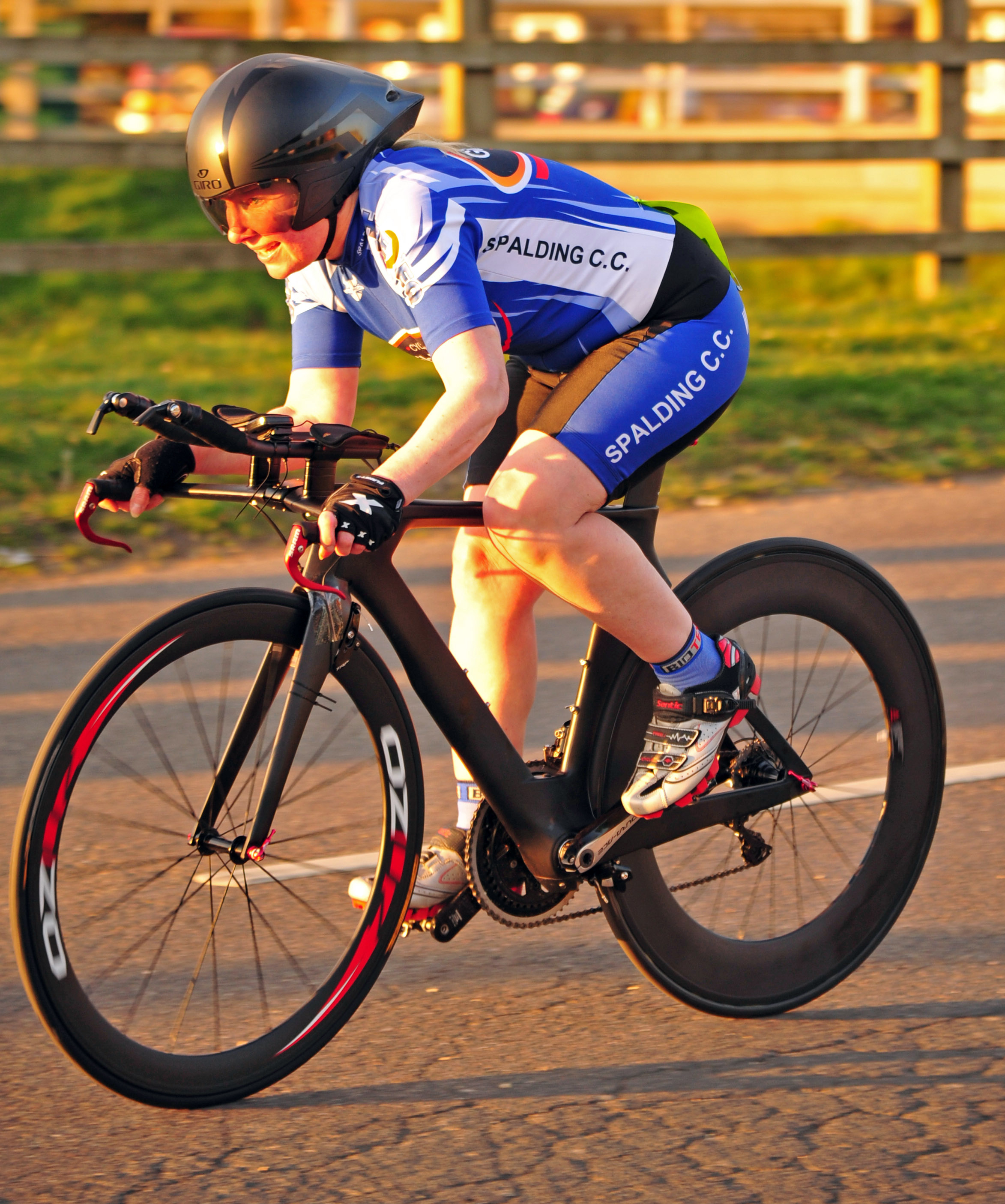 STRONG RIDE: Spalding's Natalie Tooley was the second lady at the inter-club 25 event.