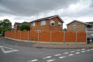 Not allowed: The new fence in Osier Road, Spalding