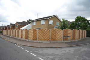 Allowed: The new fence at Rutland Close, Spalding