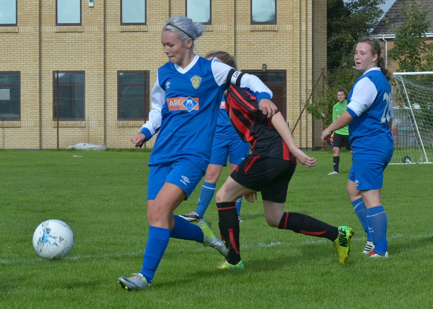 WELSH WIZARD: Tegan Wheeler in action for Spalding United. Photo by JAKE WHITELEY