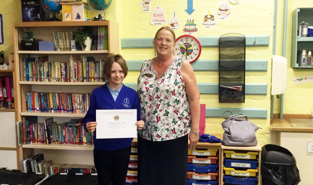 GALLERY Pupils who ‘Walk Tall’ awarded by Spalding Lions The Voice