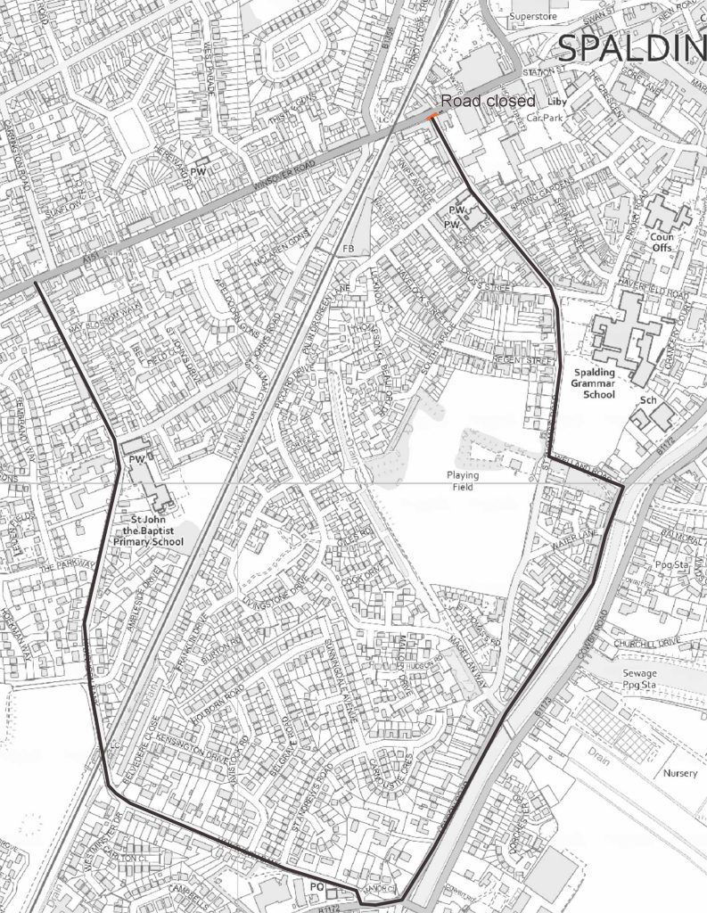 Spalding town centre road to close for four weeks – The Voice