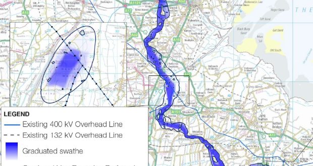 Proposal to put new cables route with pylons through South Holland 